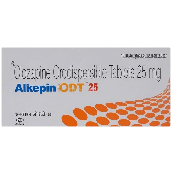 alkepin odt 25mg tablet 10's